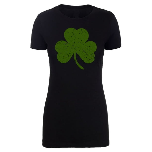 Patrick/'s Day T-Shirt Tiny Clover Shamrock Black Shirt Gift In Patrick/'s Day St